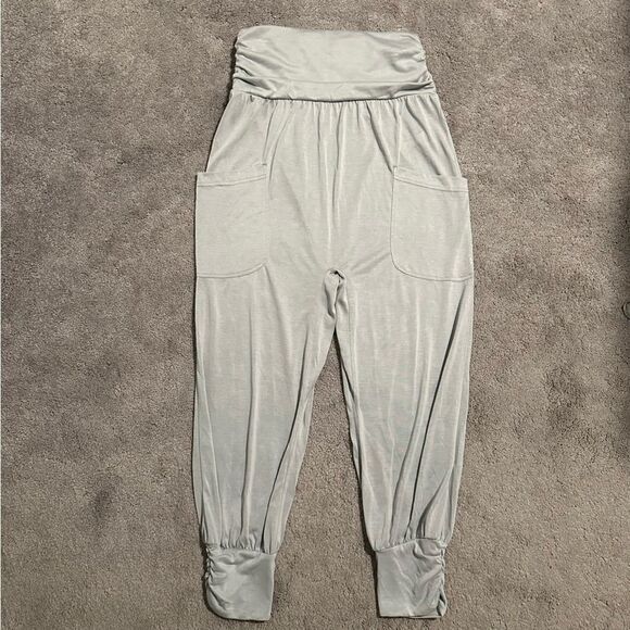 Free People Movement Victory Harem Pants Lounge Dance Yoga Gym Low rise Grey XS - Picture 2 of 8
